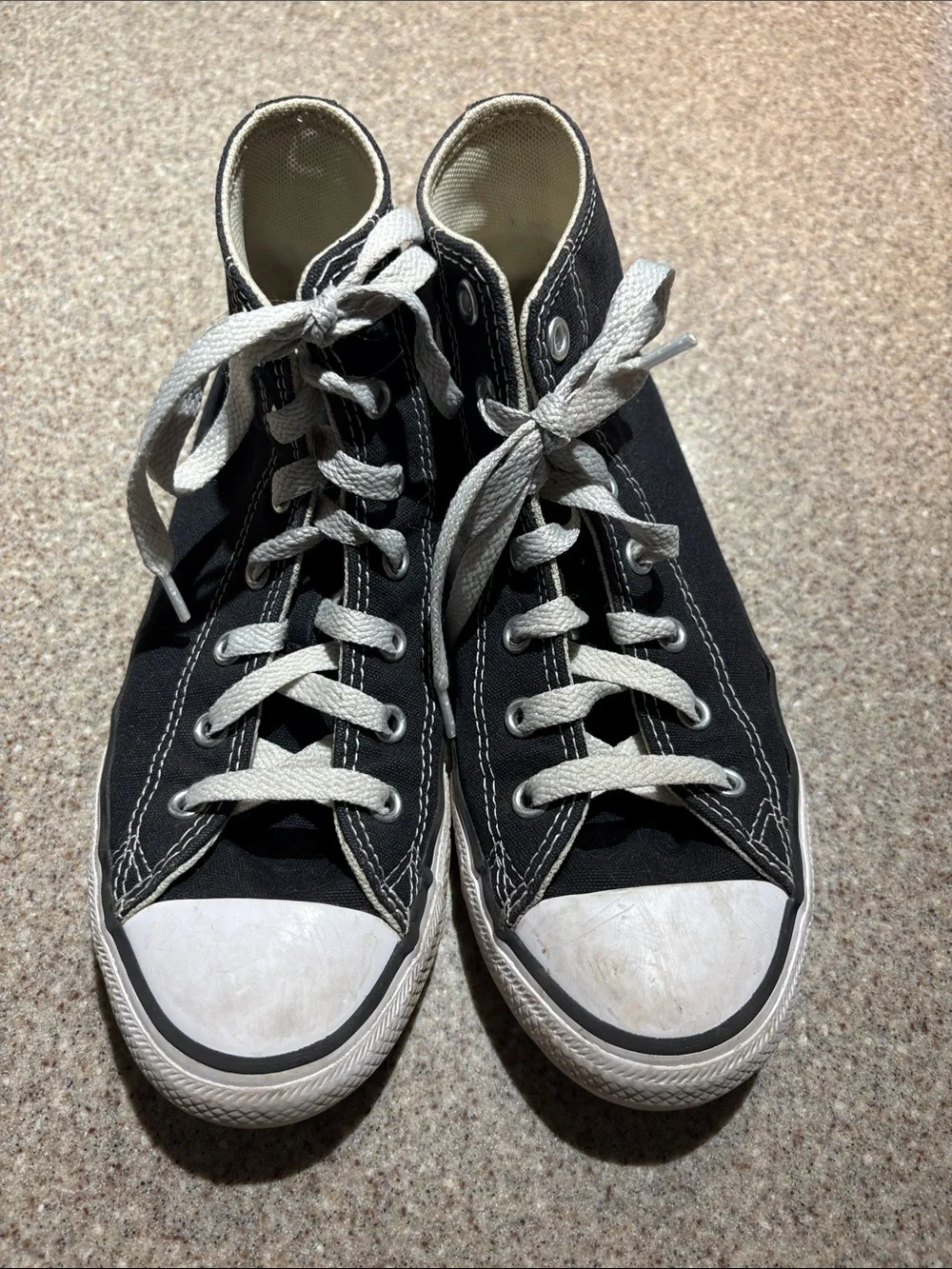 Converse Black & White High Top Sneakers